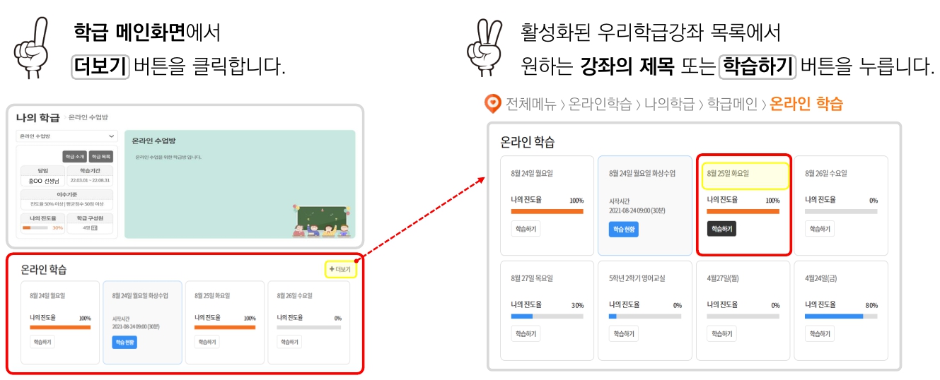 e학습터-학습하기