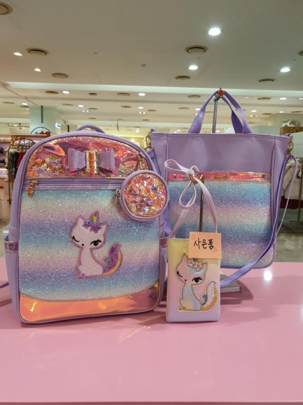 프렌치캣 2023신상 연보라 오로라 펄 책가방 보조가방세트 q31dg2011 2021