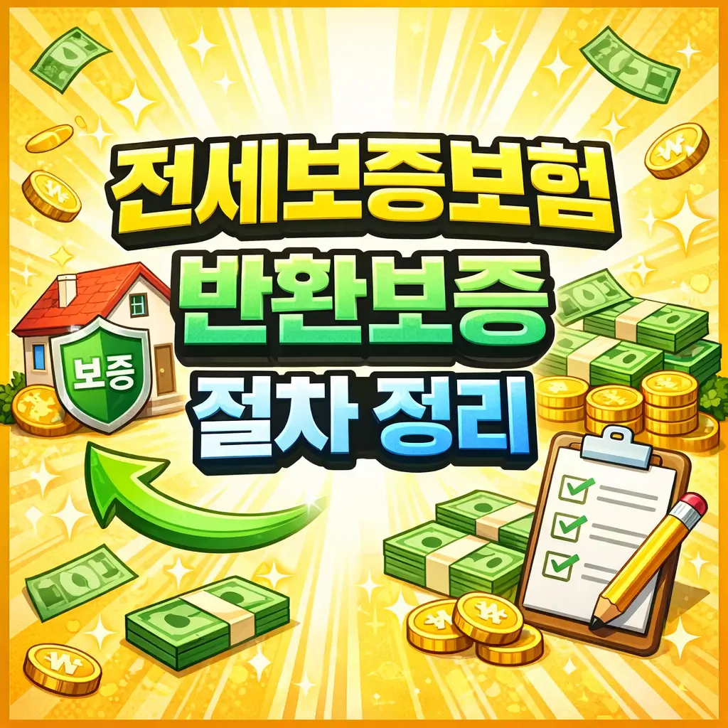 전세보증보험 반환보증 절차 정리 │ 보증금 못 받을 때 실제 진행 방법