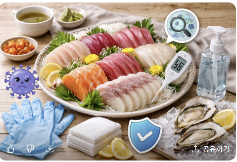 겨울철 생선회 안전하게 즐기는 법|방어회 포함 식중독 예방법 총정리 관련 사진