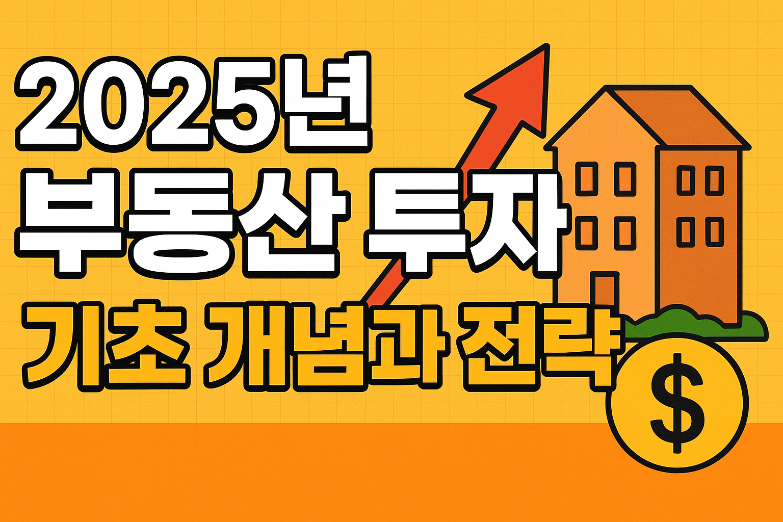 2025년 부동산 투자, 초보자가 반드시 알아야 할 기초 개념과 전략