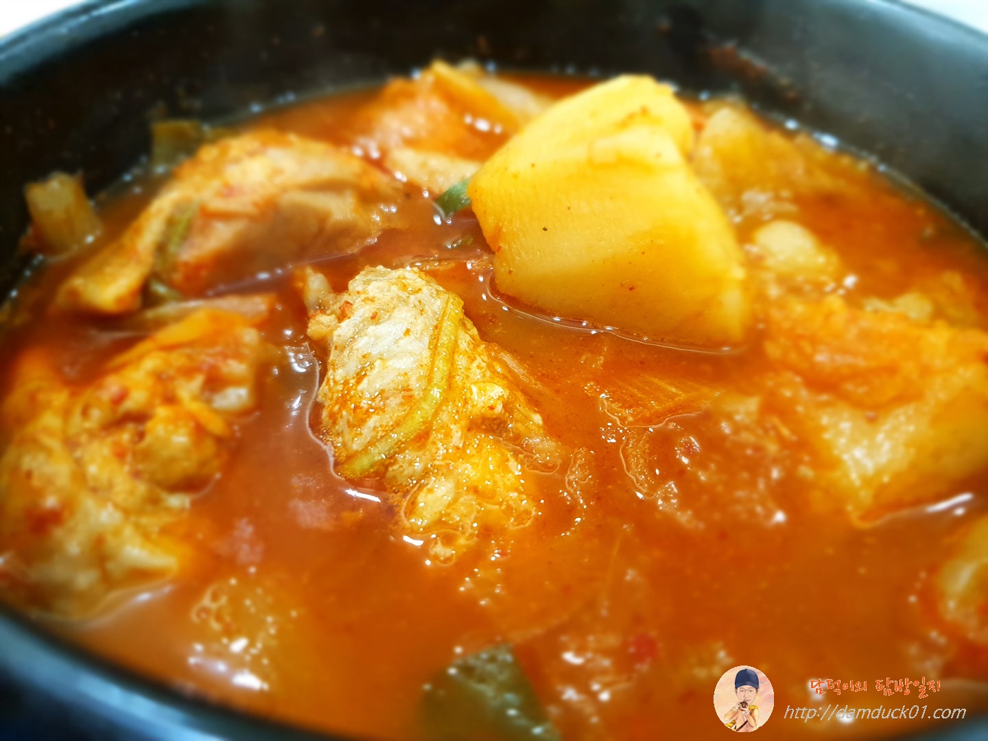 닭볶음탕에 들어 있는 감자