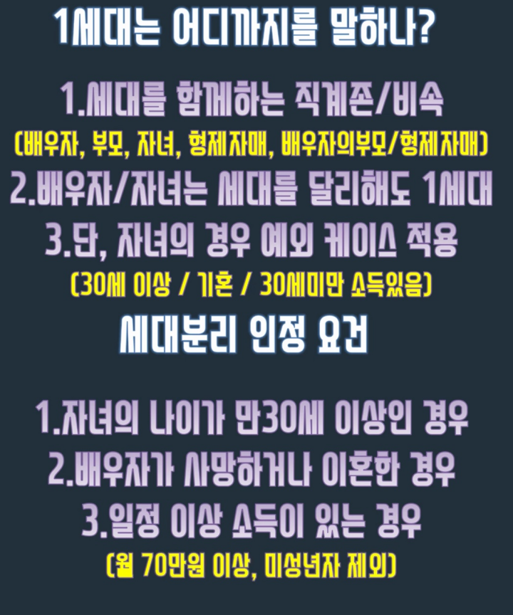 1세대의 개념