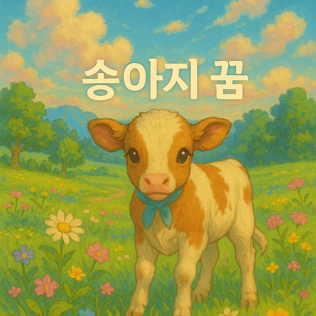 송아지 꿈 해몽