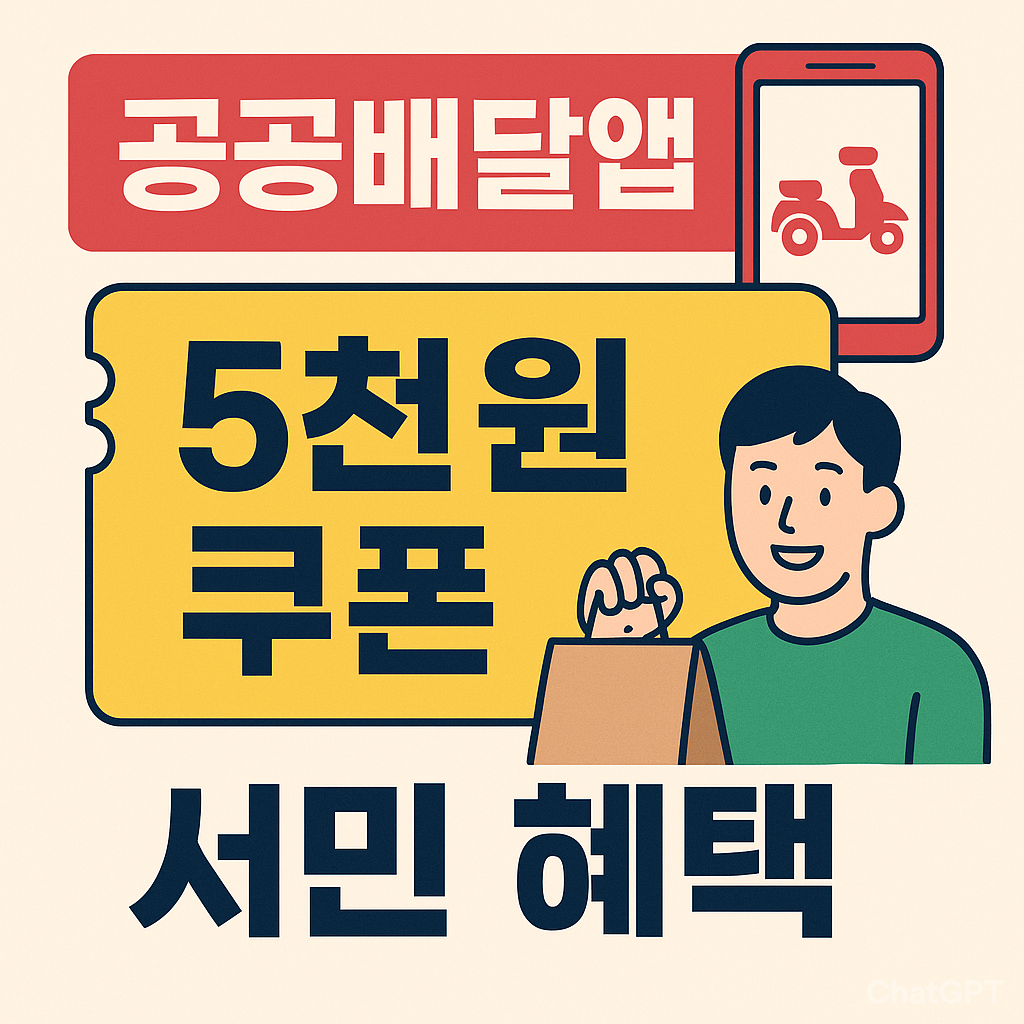 공공배달앱 통합포털 5천원 쿠폰지급 방법 사용방법 총 정리