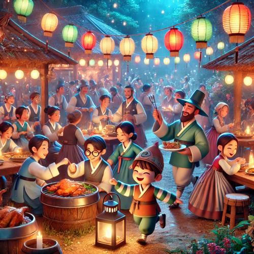 을의 축제와 찜닭의 전설