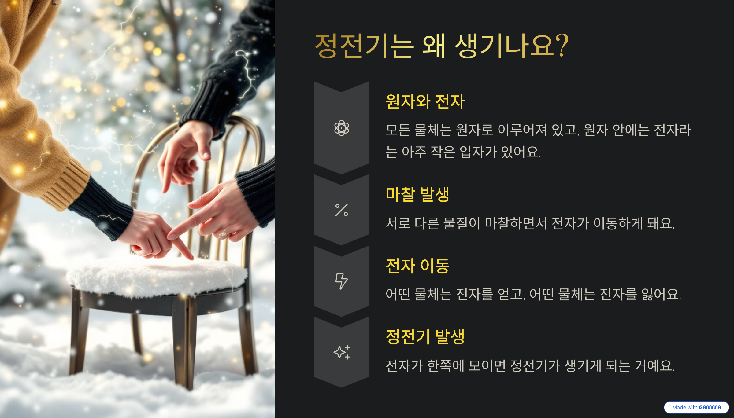 정전기는 왜 생기나요?