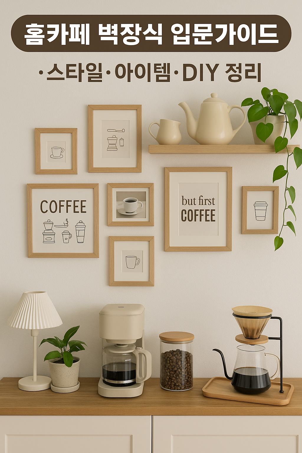 홈카페 벽장식 입문 가이드