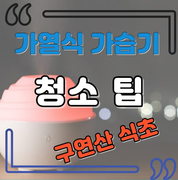 가열식 가습기 청소