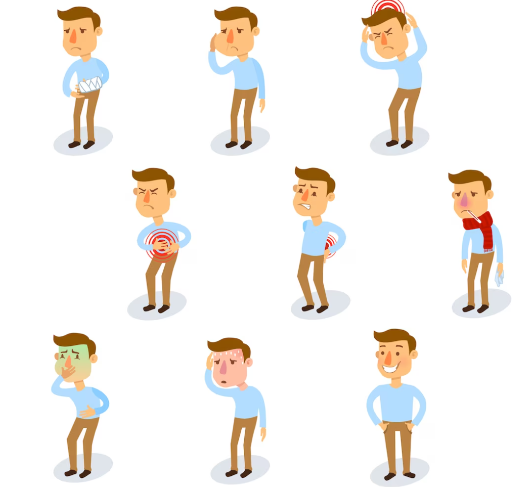 여러가지 증상이미지