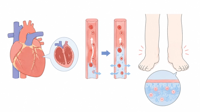 다리가 붓는 이유