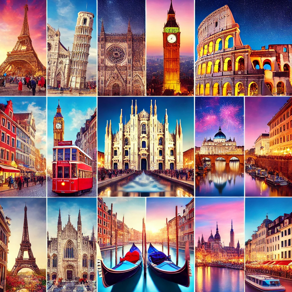 유럽 유명 관광지 사진 모음