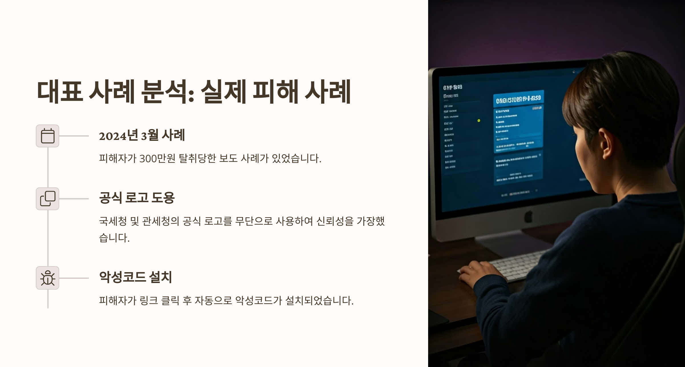 통관수수료 미납 메일