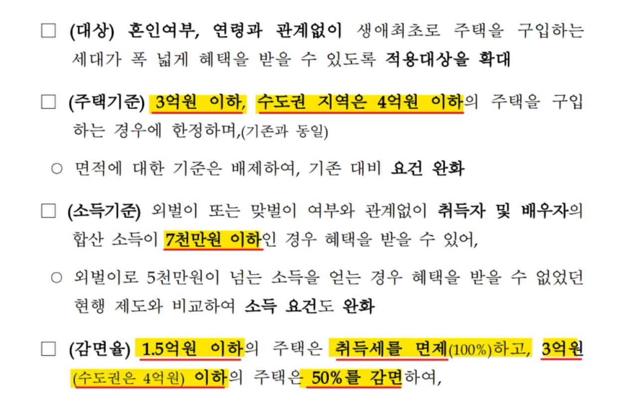 취득세 감면