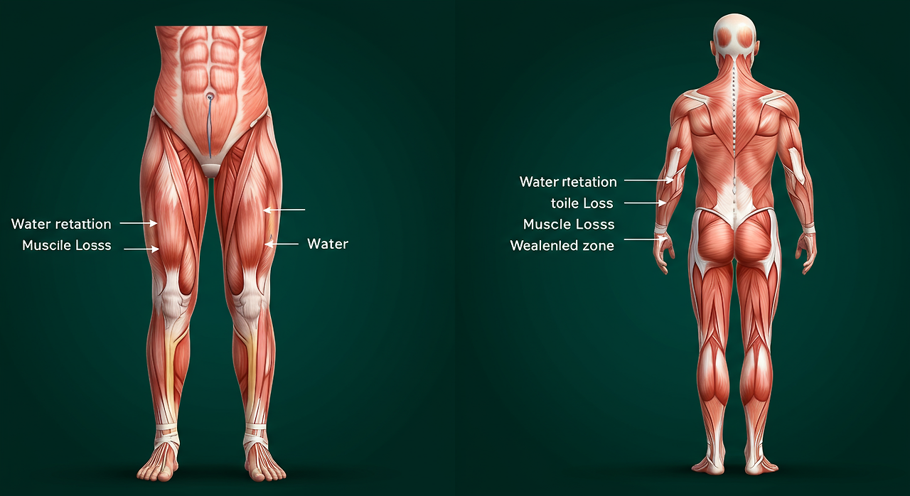 수분과 근육감소