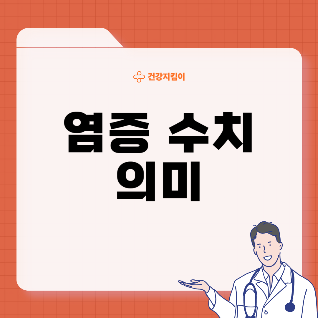 만성염증 자가진단법 증상