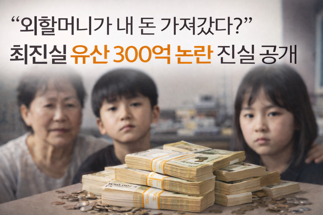 최진실 유산 300억 논란, 외할머니가 내 돈 가져갔다?