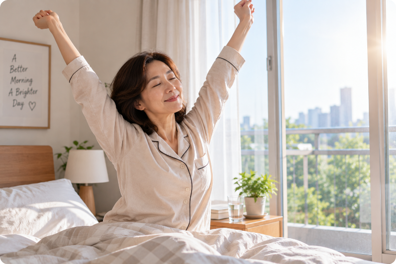 중년 아침 루틴, 자고 일어나도 몸이 무거울 때 먼저 확인할 것