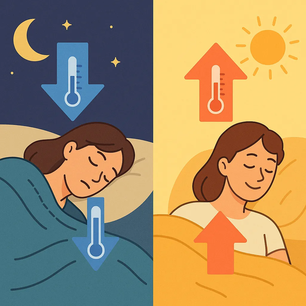숙면을-유도하는-체온-변화의-원리
