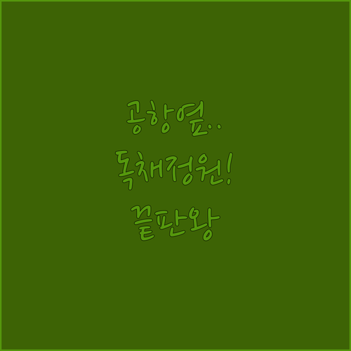카나리아 제도 자유여행 공항 근처 숙..