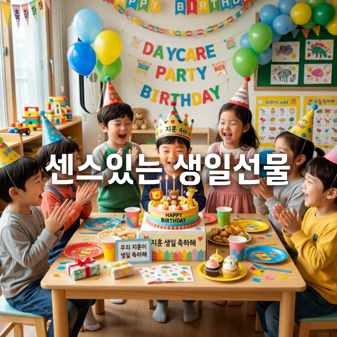 어린이집 생일선물 이렇게 준비하세요 (실패 없는 리스트)🎁
