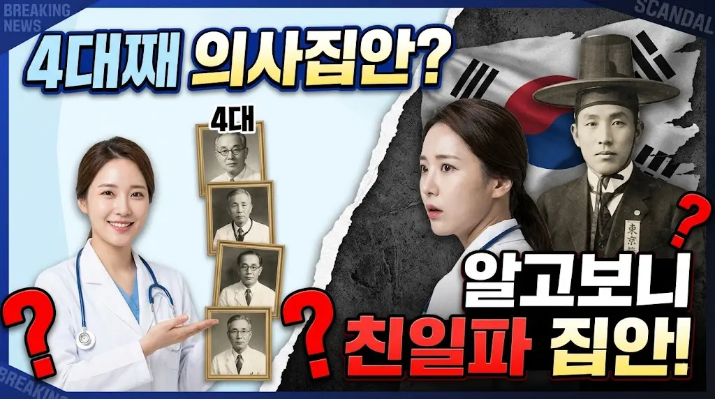 4대째 의사집안 하영 친일논란 이미지