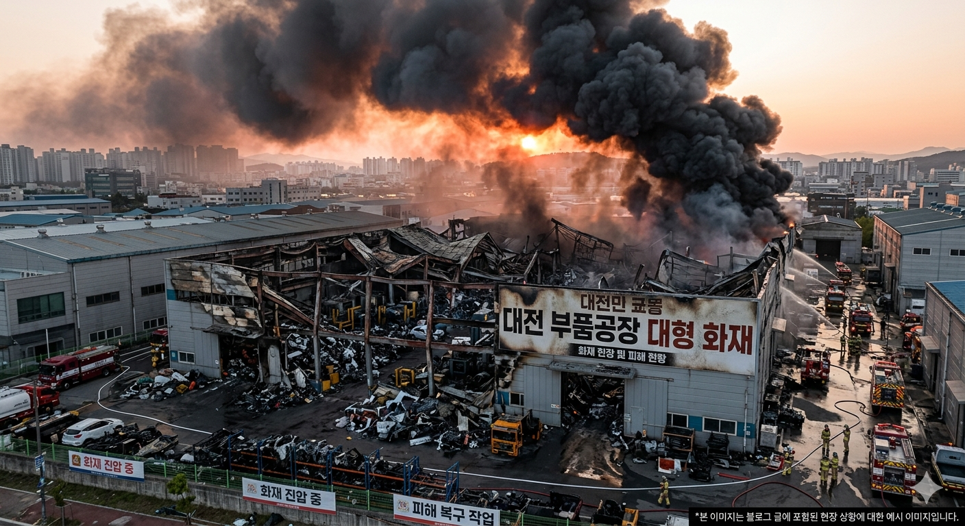 대전 부품공장 화재