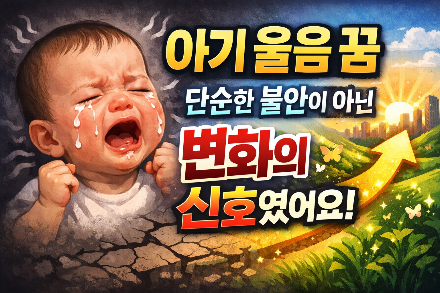 아기 울음 꿈