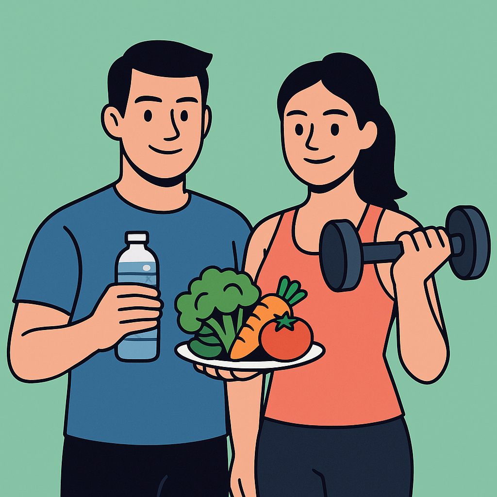 gpt와 건강한 생활 사진