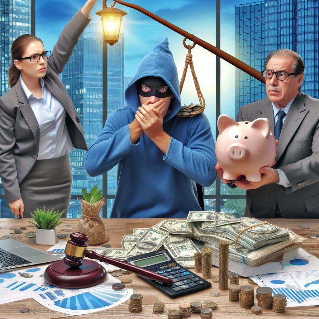 주식 투자 리딩방 사기수법을 사용하는 사기꾼에게 응징하는 피해자들 이미지