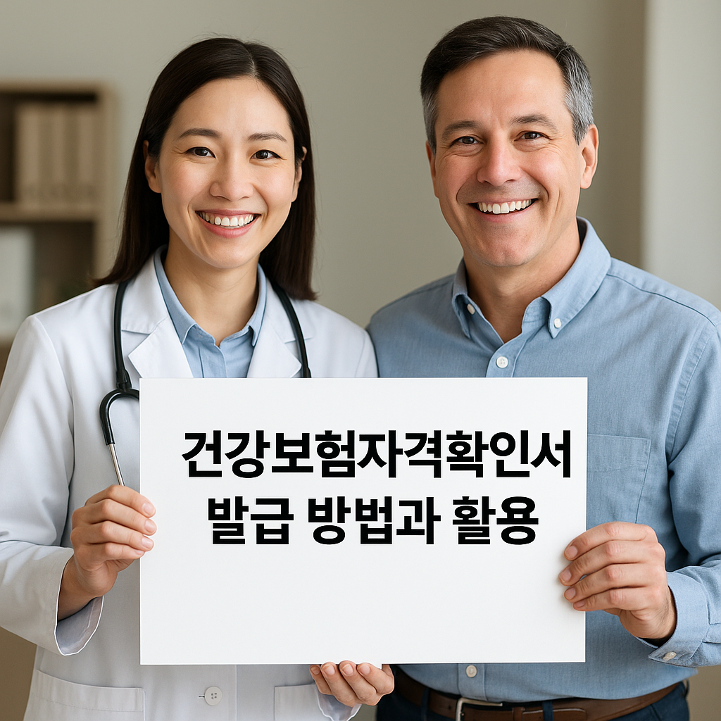 건강보험자격확인서 발급 방법과 활용 완벽 가이드
