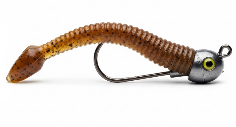 지그헤드+웜 조합 사진