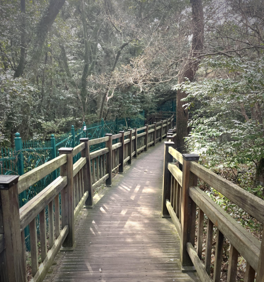 원앙폭포 돌아가는 길