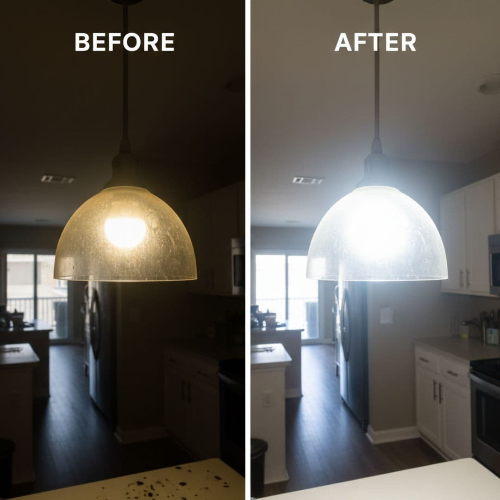 주방 조명 청소, 밝기 회복하고 기름때 제거하는 법