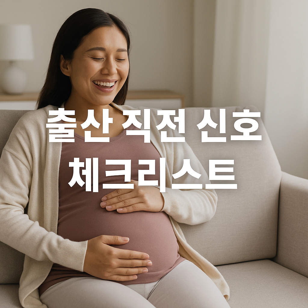 출산 임박! 임산부가 꼭 알아야 할 10가지 신호
