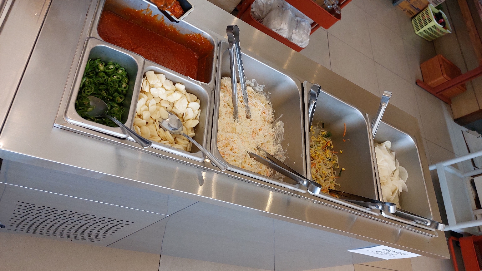 유성불백 죽동점 샐러드바