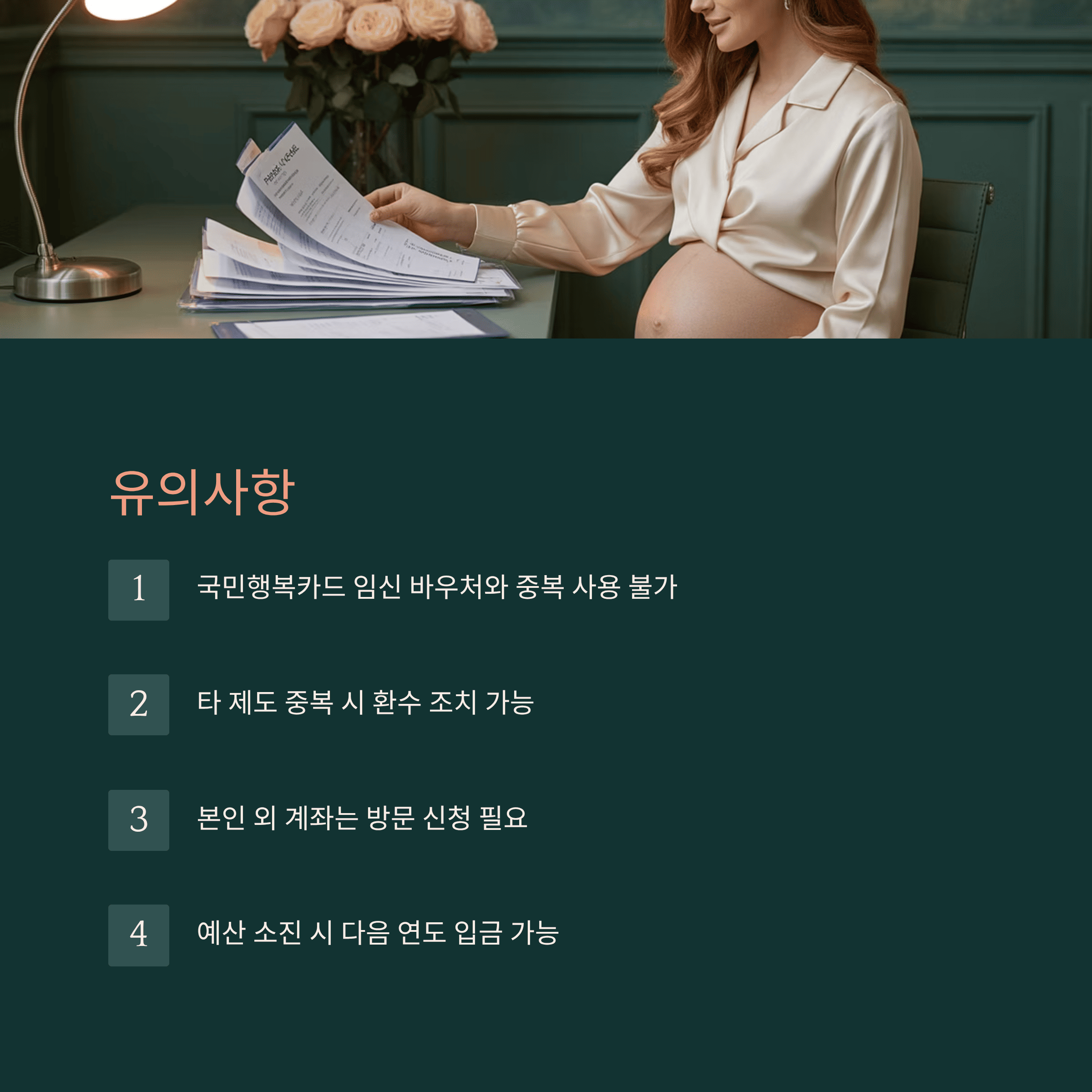 서울시 35세 이상 임산부 의료비 최대 50만원 지원 사업 유의 사항