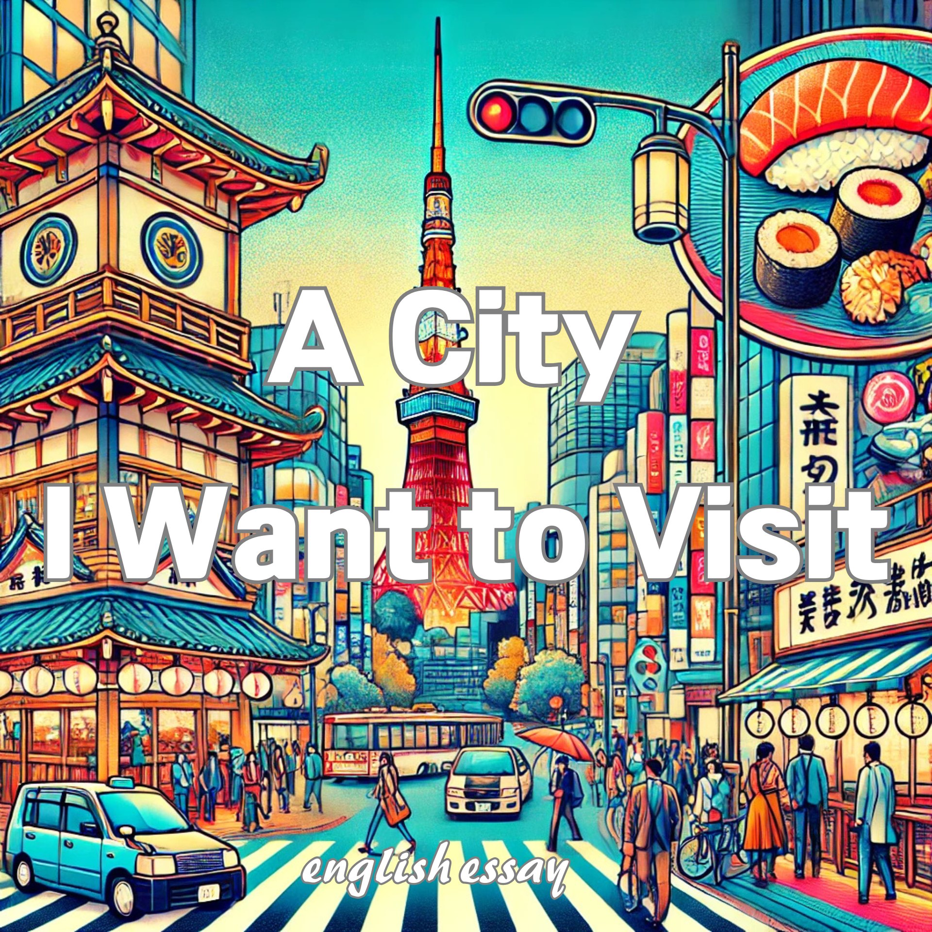 Tokyo: A City I Would Like to Visit 도쿄: 내가 방문하고 싶은 도시