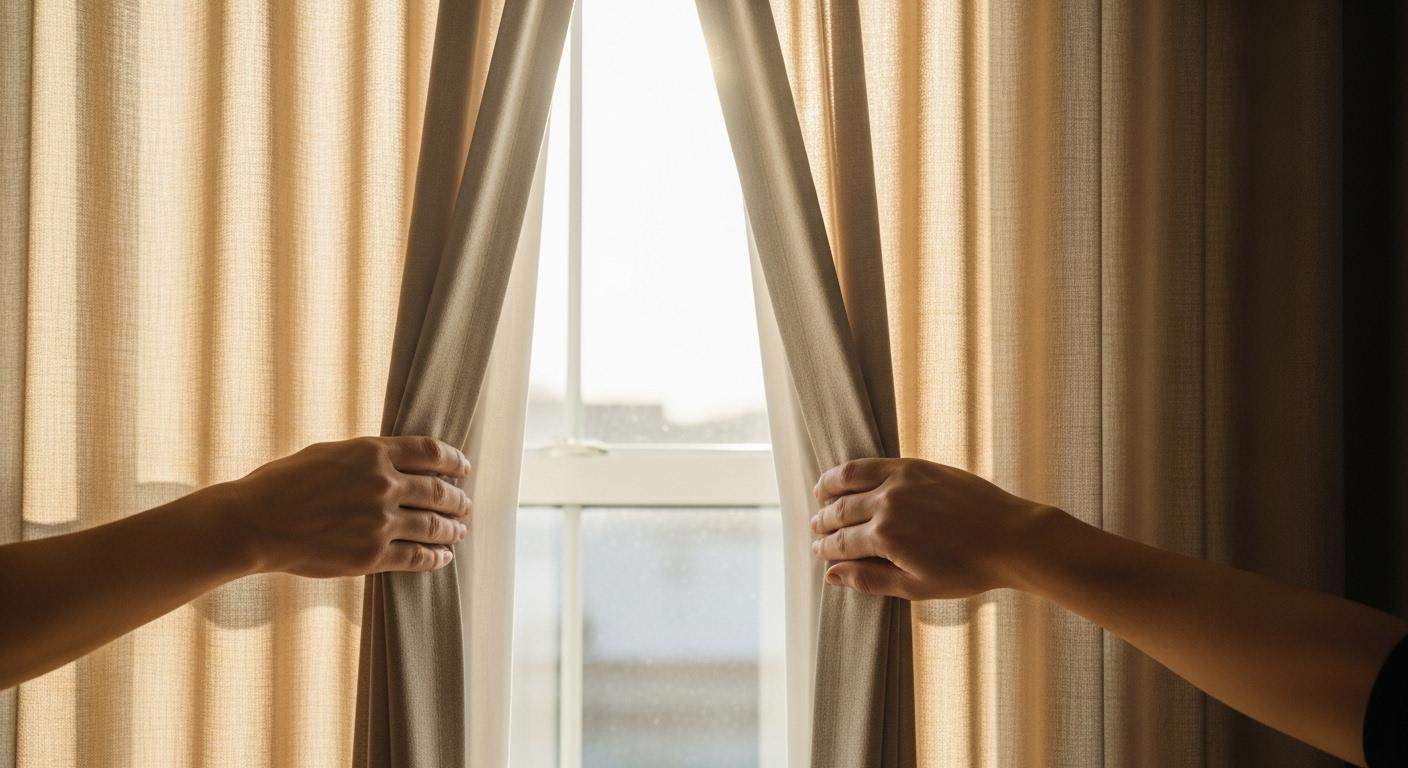 커텐 분리 방법