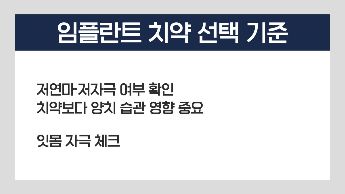 임플란트 치약