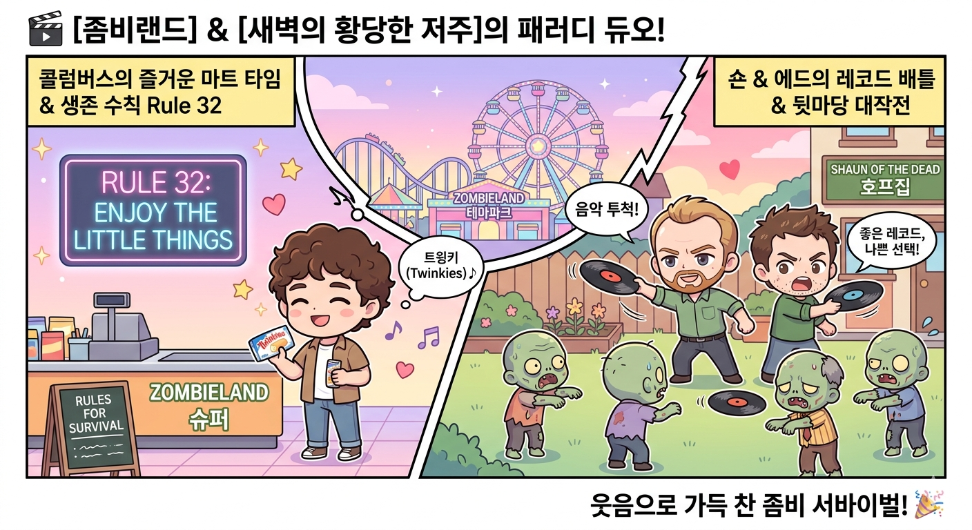웃음으로 가득 찬 좀비 서버이벌