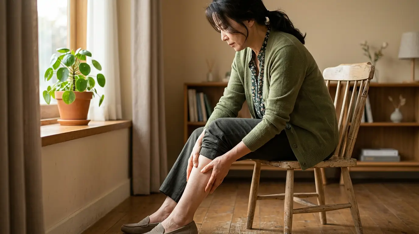 하지정맥류 자가진단 무거움 부종 쑤심"