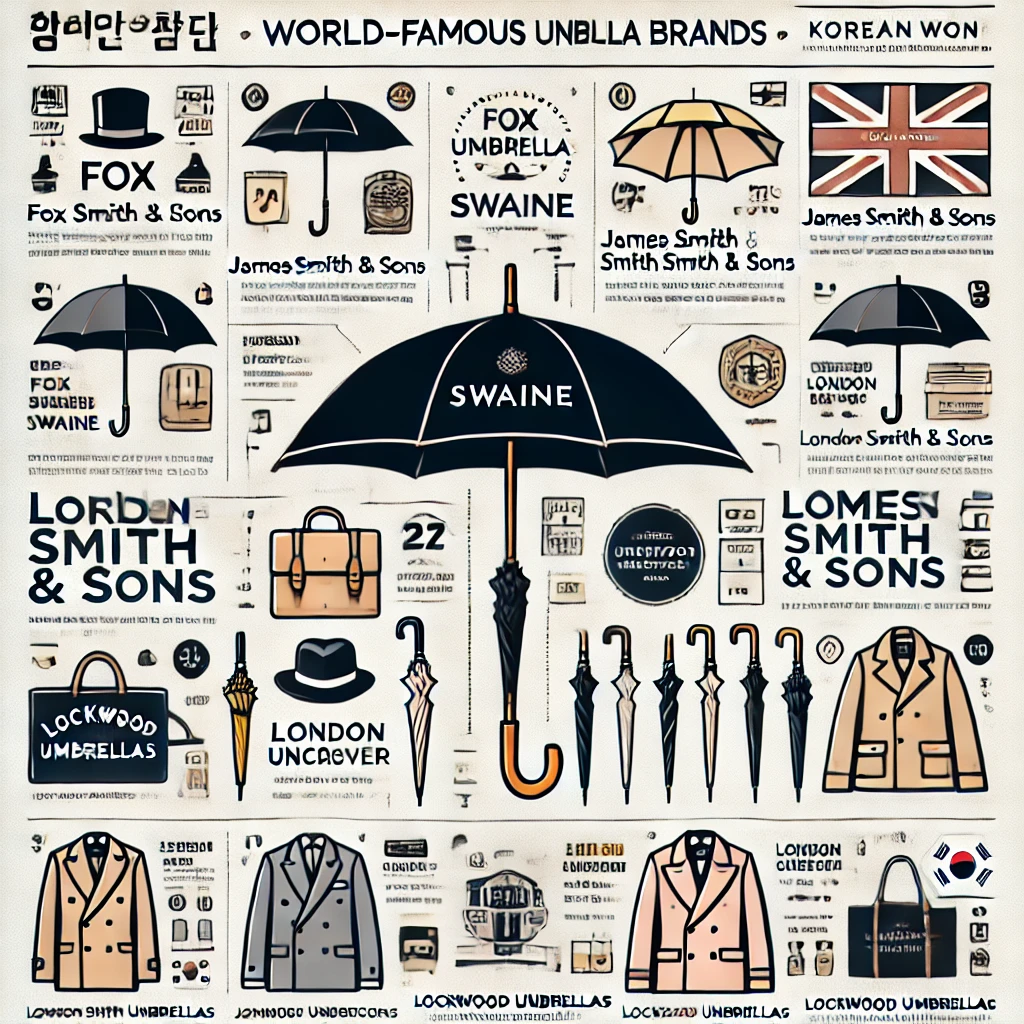“비 오는 날, 우산도 스타일이 된다 — 세계적으로 인정받는 프리미엄 우산 브랜드 이야기”