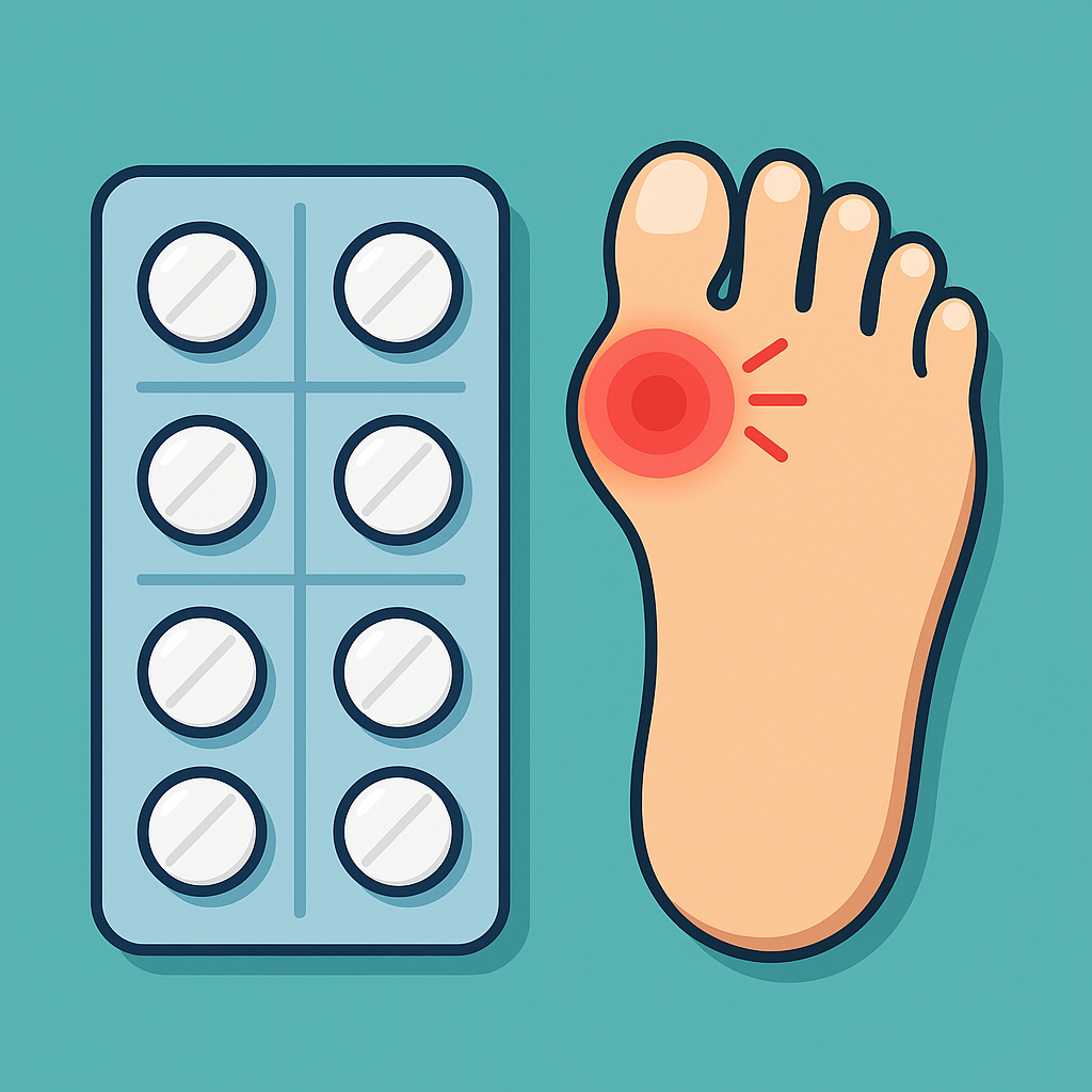 통풍약, 정말 평생 먹어야 할까? 끊을 수 있는 조건은?