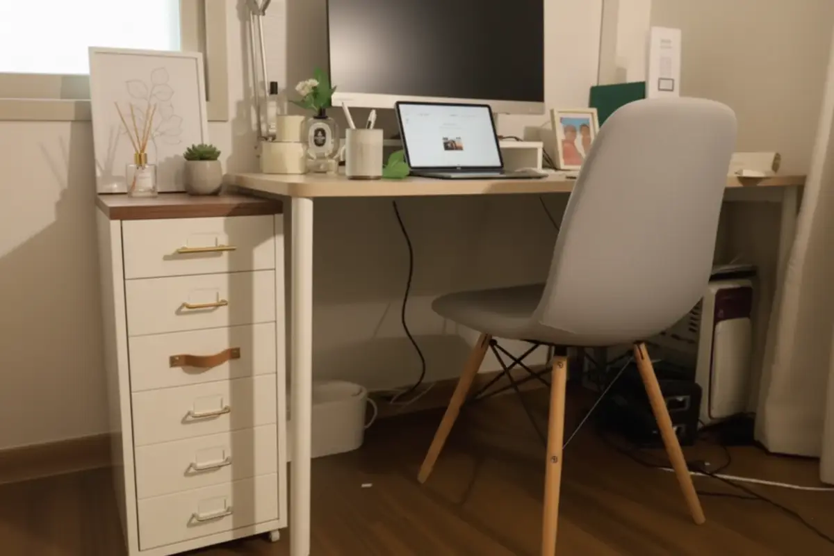 원목 시트지 리폼과 손잡이 교체로 완성된 감성적인 헬메르 인테리어