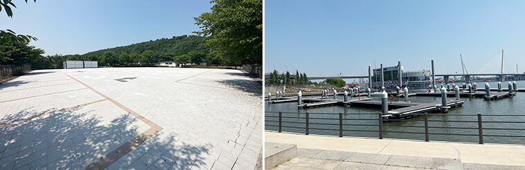 육상 및 수상계류장