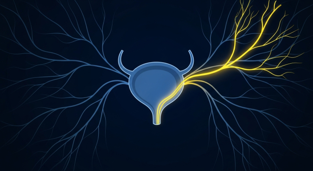 콩팥 안쪽이 붉게 염증된 모습을 보여주는 신우신염 개념 그림
