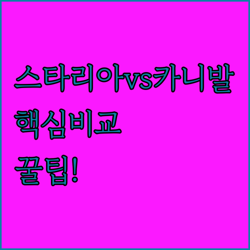 스타리아 전기차 구매 전 꼭 봐야 할..
