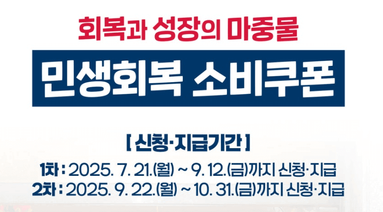 민생회복지원금(소비쿠폰) 부산 1차 신청방법 사용처 (+동백전)