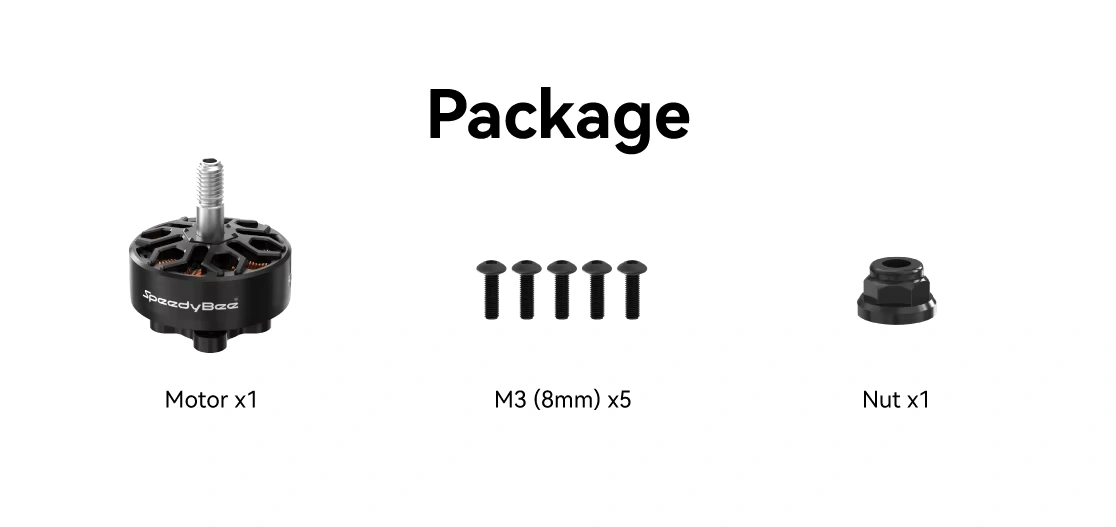 3..5인치 드론 모터 구성품